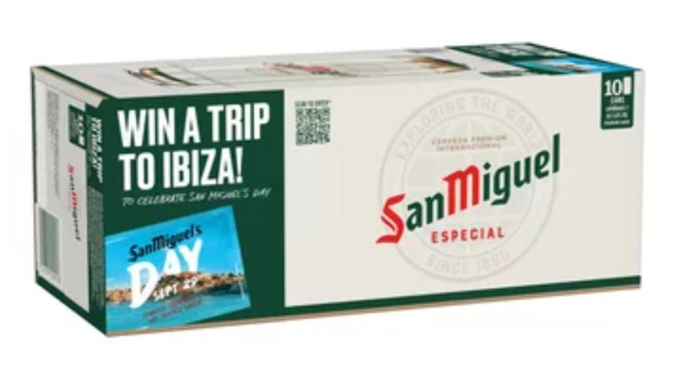 San Miguel 10 x 0, 44 l.