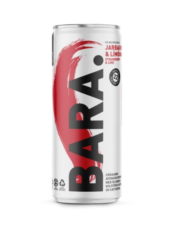 BARA jarðaber og límóna