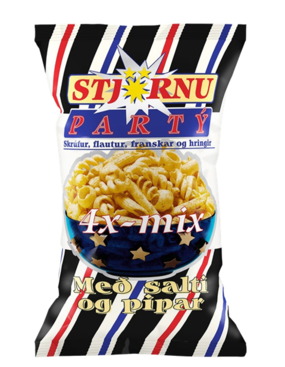 Stjörnu Partý Mix salt og pipar