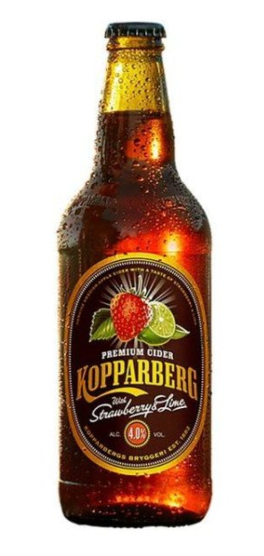 Kopparberg Strawberry & Lime 0,5 l. flöskur