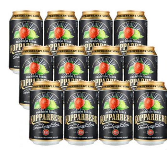 Kopparberg jarðaber & lime Cider 330ml