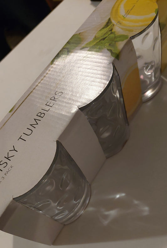 Whiskeyglös 3 í pakka